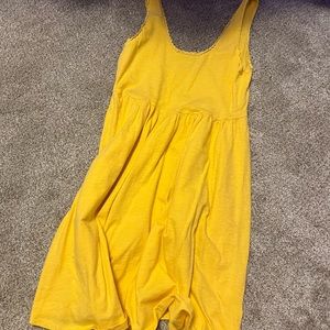 Cute spring yellow dress